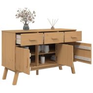 Сайдборд OLDEN, кафяв, 114x43x73,5 см, бор масив