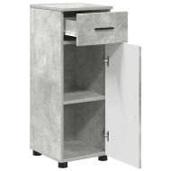 Комплект мебели за баня с чекмедже с врата 3 pcs Циментено сиво