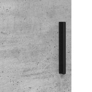 Комплект мебели за баня с чекмедже с врата 3 pcs Циментено сиво