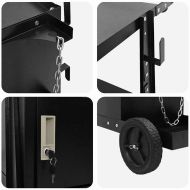 Количка за заваряване Черно 91 x 47 x 96 см Стомана