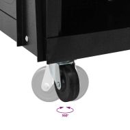 Количка за заваряване Черно 91 x 47 x 96 см Стомана