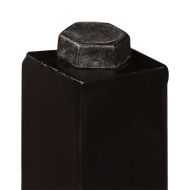 Бар маса, регенерирано дърво масив, 60x60x107 см