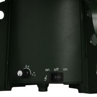 Коледна елха с валящ сняг и основа от чадър, зелена, 170 см