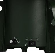 Коледна елха с валящ сняг и основа от чадър, зелена, 190 см