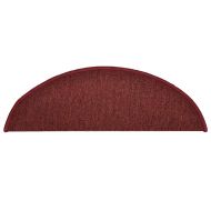 Изтривалки за стълби, 30 бр., 56x17x3 см, бордо, полукръгли