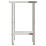 Кухненска работна маса, 55x55x85 см, неръждаема стомана