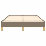Рамка за легло без матрак, таупе, 120x190 см, плат