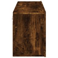 ТВ шкаф, стенен, опушен дъб, 100x30x41 см