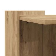 Заграждение за котешка тоалетна 53x53x51 см инженерно дърво