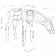 Коледна украса, 3 светещи елена, 229 LED лампички