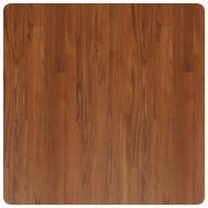 Квадратен плот за маса, тъмнокафяв, 80x80x2,5 см, дъб масив
