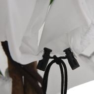 Зимни покривала за растения с цип, 2 бр, 70 г/м², 1,2x1,8 м