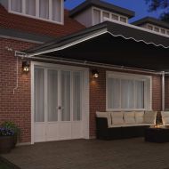 Рамка за сенник Бяло 600 × 300 cm Алуминий