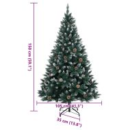 Изкуствена коледна елха, 150 LED, 150 см