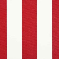 Сгъваем навес Червено и бяло 350 x 250 cm Текстил и Метал