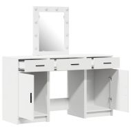 Тоалетка Бяло 50 x 41 x 135 см Инженерна дървесина