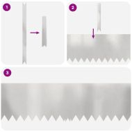 Ограда за трева 30 pcs Сребрист 100 x 0.05 x 20 см