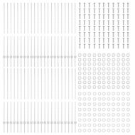 Стълб за ограда. 44 pcs Сребрист 180 cm Стомана