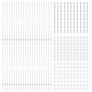 Стълб за ограда. 44 pcs Сребрист 200 cm Стомана