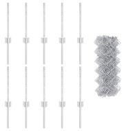 Ограда с пост Сребрист 0,4 x 10 м Стомана