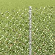 Ограда с пост Сребрист 1,6 x 10 m Стомана