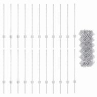 Ограда с пост Сребрист 0,8 x 25 m Стомана