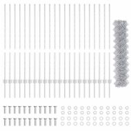 Ограда с пост Сребрист 1,2 x 25 m Стомана