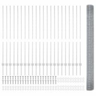 Ограда с пост Сребрист 1,4 x 50 m Стомана