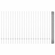 Ограда с пост Сребрист 1,5 x 50 m Стомана