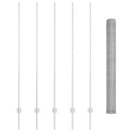 Ограда с пост Сребрист 1,6 x 10 m Стомана