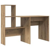 Бюро с чекмедже Дъб 131,5 x 50 x 106,5 см Инженерно дърво