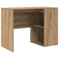 Ъглово бюро с чекмедже с рафт с врата Дъб 102 x 88 x 75 см