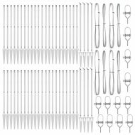 Стълб за ограда. 52 pcs Сив 3,2 x 3,2 x 165 см