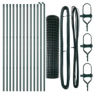 Ограда с пост Зелен 1 x 25 m Стомана