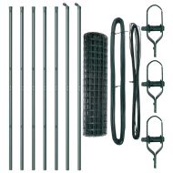 Ограда с пост Зелен 1 x 10 m Стомана