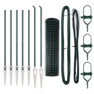 Ограда с пост Зелен 1 x 10 m Стомана