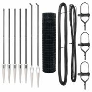 Ограда с пост Сив 1,2 x 10 m Стомана