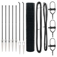 Ограда с пост Сив 1,5 x 10 m Стомана