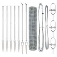 Ограда с пост Сребрист 1,5 x 10 m Стомана