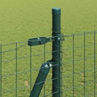 Европейска ограда с бетонна основа 10 x 1,6 m Зелено Мрежа