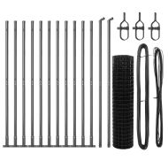 Ограда с пост Сив 0,8 x 25 m Стомана