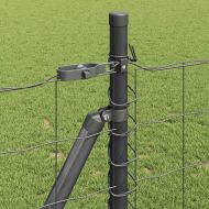 Ограда с пост Сив 0,8 x 25 m Стомана