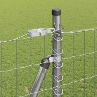 Ограда с пост Сребрист 1,6 x 10 m Стомана