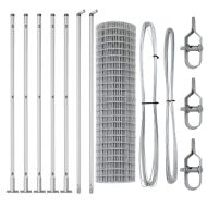 Ограда с пост Сребрист 0,8 x 25 m Стомана