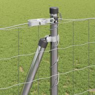 Ограда с пост Сребрист 1,2 x 25 m Стомана