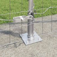 Ограда с пост Сребрист 1,6 x 10 m Стомана