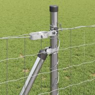 Ограда с пост Сребрист 0,8 x 25 m Стомана