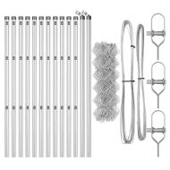 Стълб за ограда. Сребрист