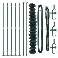 Стълб за ограда. Зелен 10 x 1,6 м (60 x 60 мм мрежа)