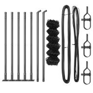 Стълб за ограда. Сив 10 x 0,4 м (60 x 60 мм мрежа)